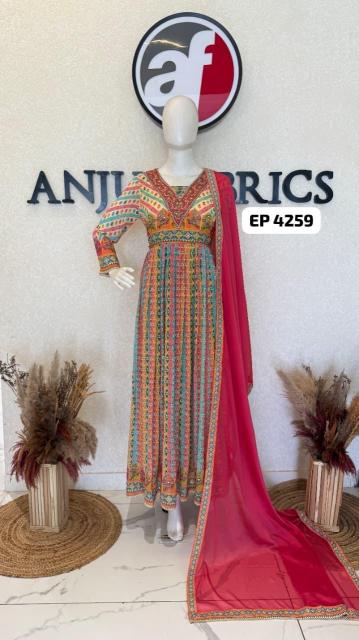 Anju fabrics EP 4259 kurti gown online wholesale india